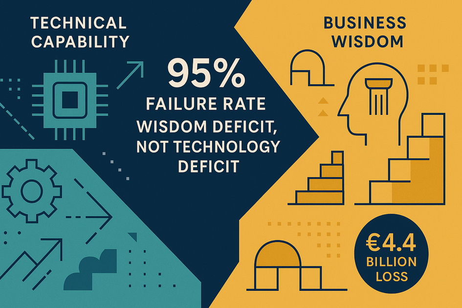 When technical capability outpaces business wisdom: why 95% of AI projects fail