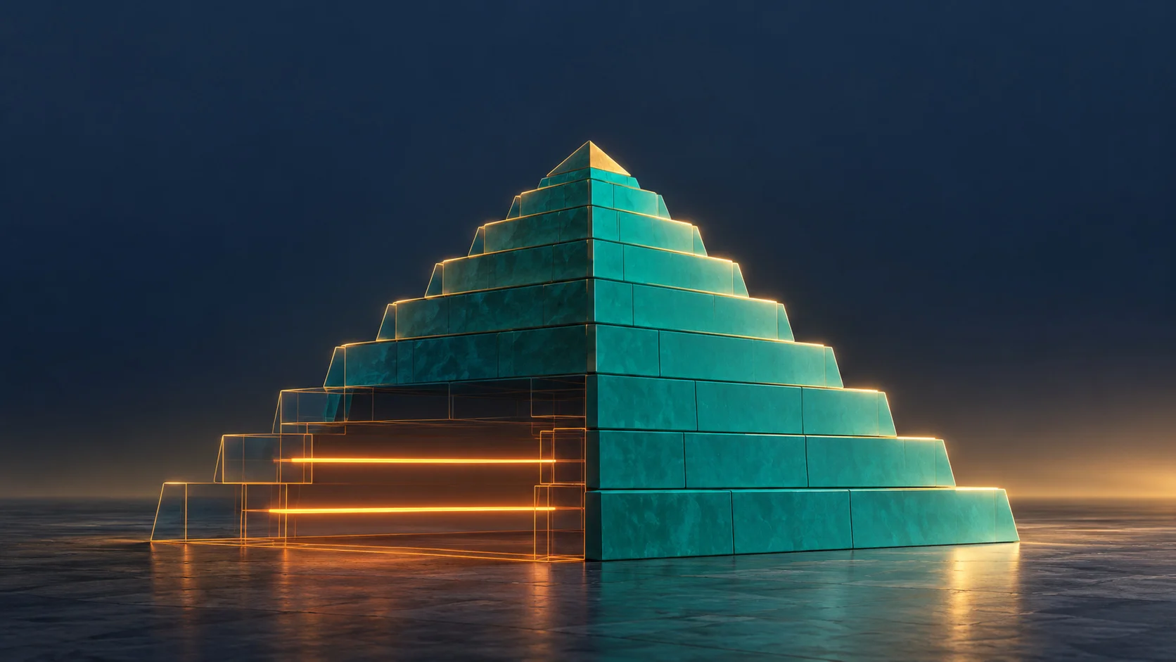 The legal pyramid did two jobs. AI only replaces one of them