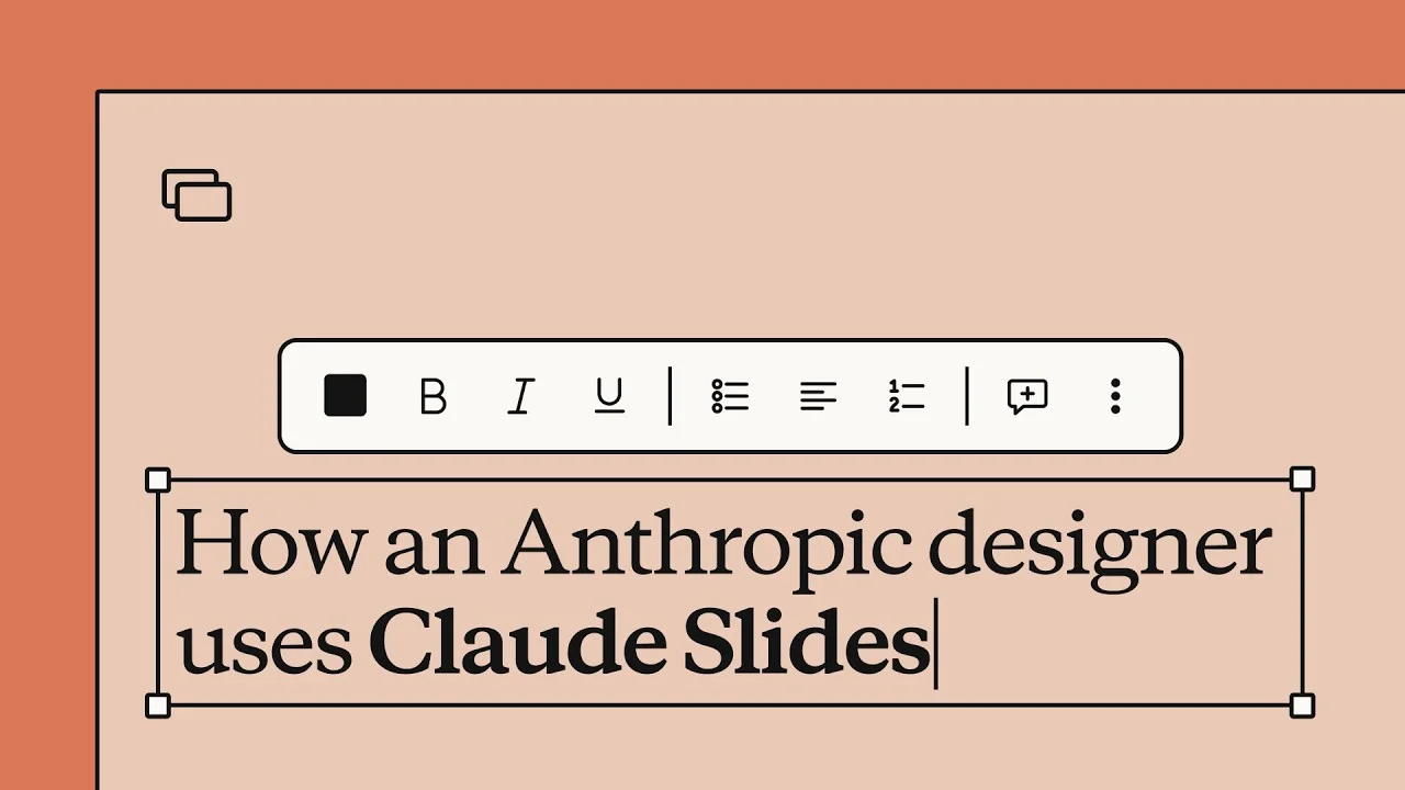 Anthropic Designer Turns a Voice Memo into a Deck with Claude Slides